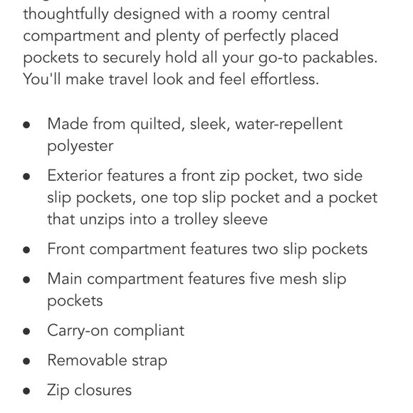 Vera Bradley Weekender - Picture 2 of 4